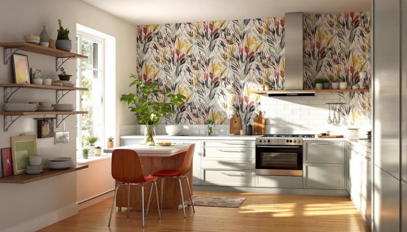 Décoration - Guide pratique : Choisir le papier peint idéal pour votre cuisine